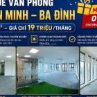 HOT văn ph&ograve;ng Ba Đ&igrave;nh đẹp 80m2 chỉ 19tr/th&aacute;ng miễn setup 1 th&aacute;ng